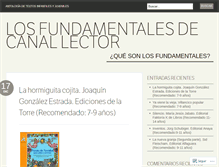 Tablet Screenshot of losfundamentales.com